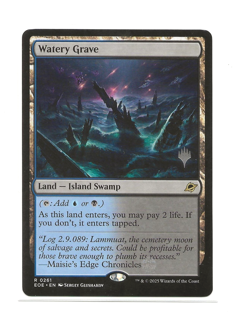WATERY GRAVE EoE Magic English Promo Pack MTG - Image 1
