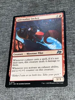 Adrenaline Jockey - Aetherdrift - DFT - 0112 - MTG Magic Non Foil - Image 1