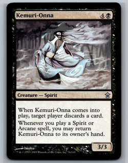 Magic MTG Saviors of Kamigawa Kemuri-Onna #76/165 TCG CCG - Image 1