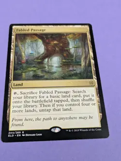 MTG Magic: Throne of Eldraine: Fabled Passage #244/269 Rare - NM - Image 1