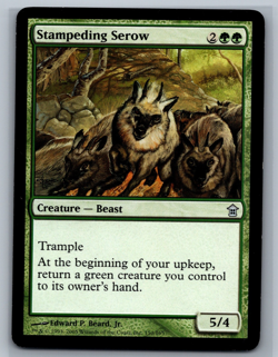 Magic MTG Saviors of Kamigawa Stampeding Serow #150/165 TCG CCG - Image 1
