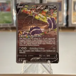 2022 Pokemon SWSH Silver Tempest 181/195 Skuntank V NM/M - Image 1