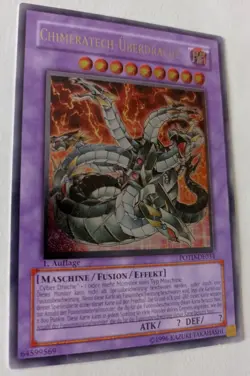 ⚡YuGiOh Chimeratech Overdragon Ultimate Rare 1st Ed NM-/EX+ POTD deutsch PSA ⚡ - Image 4
