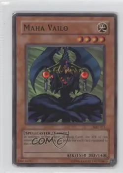 Maha Vailo Unlimited YuGiOh Magic Ruler Booster #MRL-012 2002 READ - Image 1