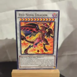 Red Nova Dragon HSRD-EN024 1st Rare NM Yugioh Card - Image 1