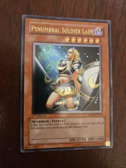Penumbral Soldier Lady yugioh SOD-EN033 Ultimate 1st Ed. yu-gi-oh card SODEN033 - Image 1
