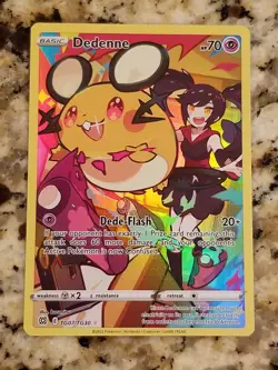 Dedenne TG07/TG30 Brilliant Stars Trainer Gallery NM Ultra Rare Pokemon Card - Image 1