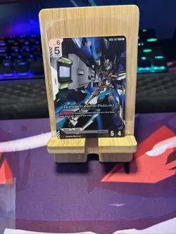 Gundam Card Game GD01-067 LR Gundam Aerial Rebuild English Card - Image 1