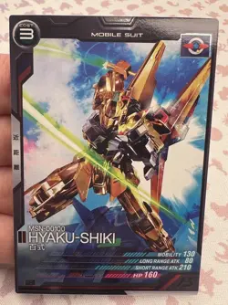 Hyaku - Shiki AB02-017 C Gundam Arsenal Base Trading Card Game 🤖 - Image 1