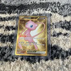 Pokemon TCG Mew EX Metal Gold NM 205/165 Scarlet & Violet 151 Promo Card - Image 1
