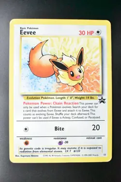 Eevee 11 JR Stamp Rally Promo 2000 Pokemon Card - Image 2