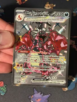 Pokemon Cards Charizard ex SVP074 Shiny Full Art Tin Promo - (NM) - Image 2