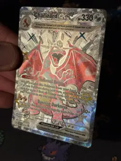 Pokemon Cards Charizard ex SVP074 Shiny Full Art Tin Promo - (NM) - Image 3