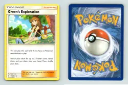 Green's Exploration #175/214 SM Unbroken Bonds Uncommon Pokemon 2019 TCG Card - Image 1