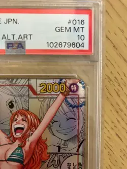 PSA 10 Bandai ONE PIECE Card Nami OP01-016 Manga Alt Art PRB-01 Comic Japanese - Image 4