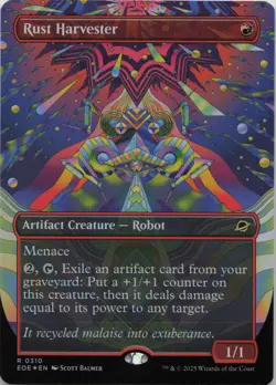 Rust Harvester (Borderless) - FOIL - R Edge of Eternities 310 - MTG - Image 1