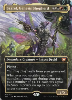 Szarel, Genesis Shepherd (Borderless) Commander: Edge of Eternities 37 LP-NM - Image 1