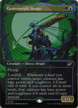 Genemorph Imago (Borderless) - FOIL - R Edge of Eternities 299 - MTG - Image 1