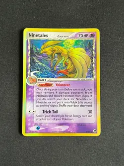 Pokemon Ninetales Delta Species 8/101 EX Dragon Frontiers Holo 2005 NM - Image 1
