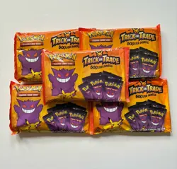 5x Factory Sealed 2022 Booster Bundle Pokemon Trick or Trade (200 total packs) - Image 1