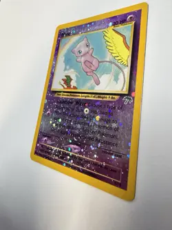 2001 Pokemon Southern Islands Reverse Promo Holo SWIRL Mew 1/18 - Image 4