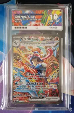 ACE 10 - Pokemon TCG Greninja Ex Special Illustration Rare 214/167 Gem Mint - Image 1