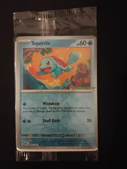 Squirtle 007/165 Pokemon Center Stamped 151 Promo Sealed - Image 1