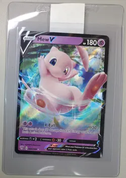 2020 Pokemon Sword and Shield Darkness Ablaze #69/189 Mew V Ultra Rare - Image 1