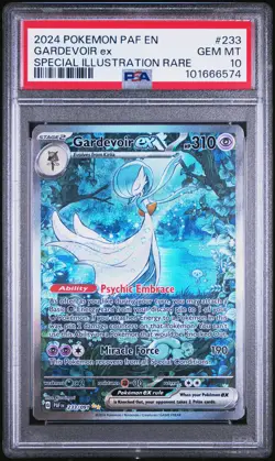 2024 POKEMON PAF EN-PALDEAN FATES SPECIAL ILLUSTRATION RARE GARDEVOIR EX PSA 10 - Image 1