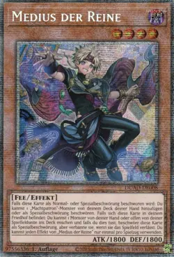 yugioh Medius der Reine DUAD-DE008 Quarter Century Secret Rare 1AUFLAGE DEUTSCH - Image 1
