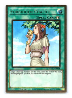 Forbidden Chalice - MAGO-EN048 - Premium Gold Rare 1st Edition - Yugioh - Image 1