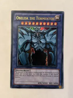 Yu-Gi-Oh! TCG Obelisk the Tormentor Yugi's Legendary Decks YGLD-ENG02 Limited... - Image 1