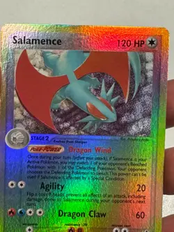 2003 Pokemon SALAMENCE Ex Dragon REVERSE HOLO Foil Rare Card 10/97 - Image 3