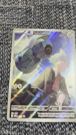 Pokemon TCG Steven's Beldum SVP207 Scarlet & Violet Promo Card Full Art - Image 2