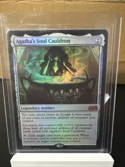 Magic the Gathering Wilds of Eldraine Agatha's Soul Cauldron Foil Card 0242 - Image 1