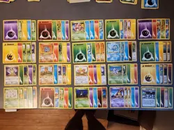 100 Wotc Pokemon Cards. Com & Unc Only! MP-DMG. Please See Desc & Photos. Lot 4 - Image 1