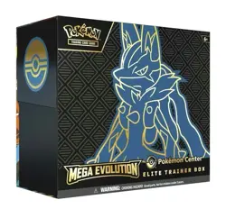 Pokemon Center Exclusive Mega Evolutions Lucario Elite Trainer Box - Image 1