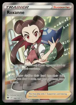 Roxanne (Full Art) 188/189 Ultra Rare Holo NM Pokemon SWSH10: Astral Radiance - Image 1