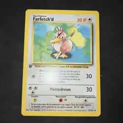 19999 Pokemon 1st Edition Dutch Base Set Non-Holo Mint Farfetch’d - Image 1