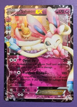 2016 Pokemon Sylveon EX RC21/RC32 Generations: Radiant Collection Holo LP - Image 1