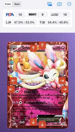 2016 Pokemon Sylveon EX RC21/RC32 Generations: Radiant Collection Holo LP - Image 3