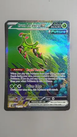 Iron Leaves ex 203/162 Pokemon TCG Temporal Forces Special Illustration Rare NM - Image 1