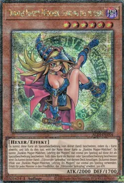 yugioh Dunkles Magier-Madchen, Lehrling des Magiers ALIN-DE004 Quarter Century - Image 1