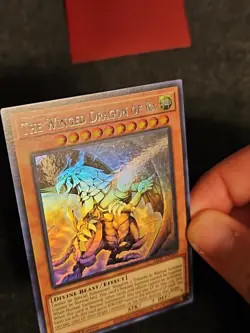 G2U Yugioh Winged Dragon Of RA Ghost Rare LED7EN000 1st Edition NM - Image 2
