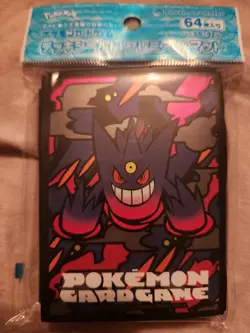 Pokemon Card Japan Mega Gengar Card Sleeves Deck Shield Pro 64ct NEW - Image 1