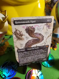 Magic The Gathering Rottenmouth Viper (Borderless) Bloomburrow Regular NM/M Card - Image 2