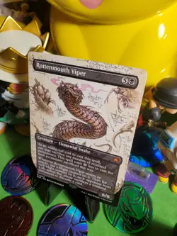 Magic The Gathering Rottenmouth Viper (Borderless) Bloomburrow Regular NM/M Card - Image 3