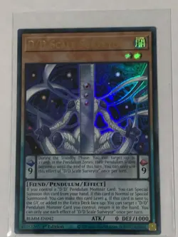 D/D Scale Surveyor BLMM-EN042 Ultra Rare 1st Edition YuGiOh TCG Card - Image 1