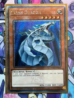 TN23-EN005 Cyber Dragon : Quarter Century Rare Limited Edition Card - Image 1