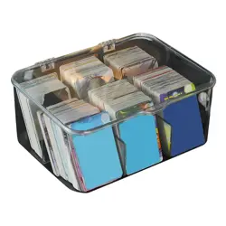 6/8/12 Clear Card Storage Case Organizer Box Kids Collectible Card Safe Protect - Image 5